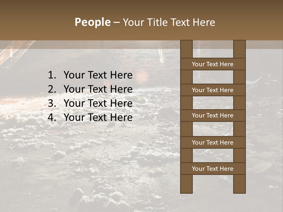 Tile Building Under PowerPoint Template