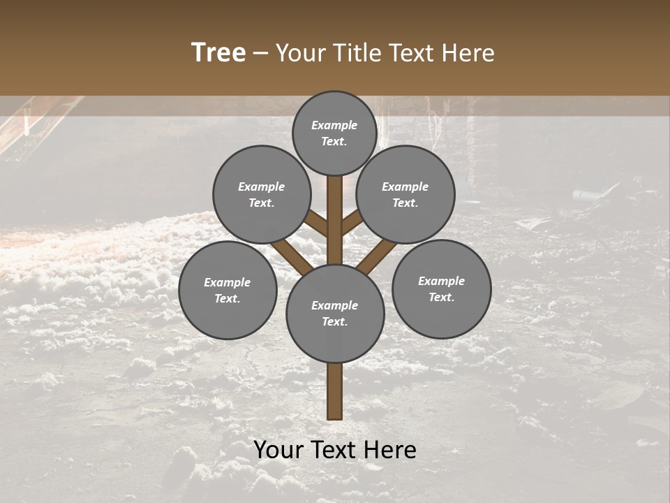 Tile Building Under PowerPoint Template