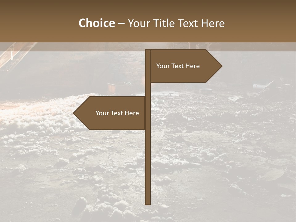 Tile Building Under PowerPoint Template