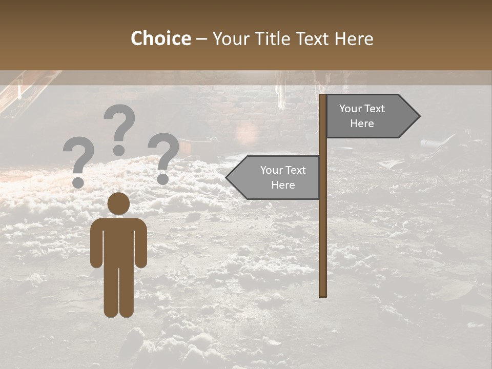 Tile Building Under PowerPoint Template