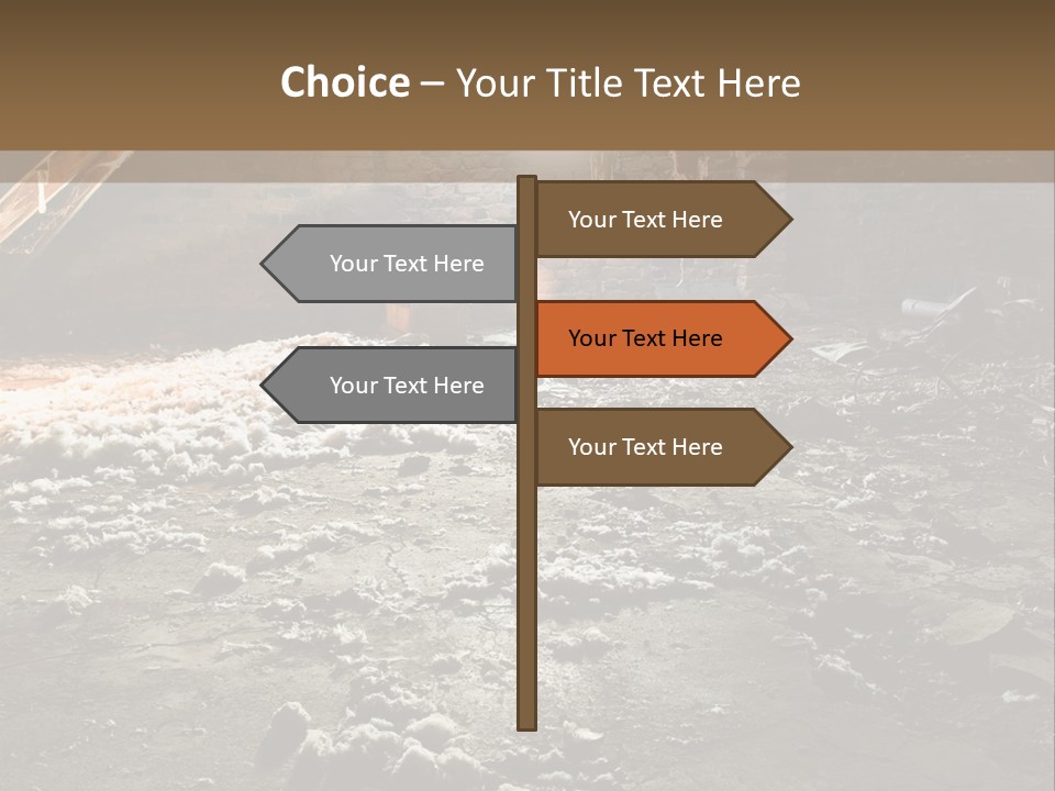Tile Building Under PowerPoint Template