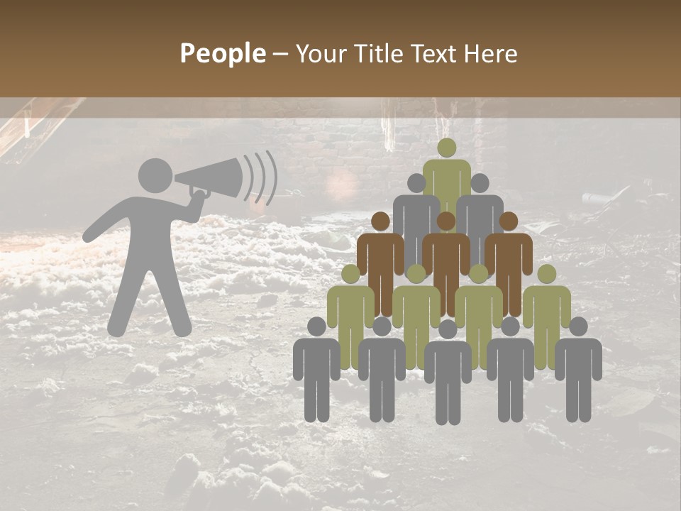 Tile Building Under PowerPoint Template