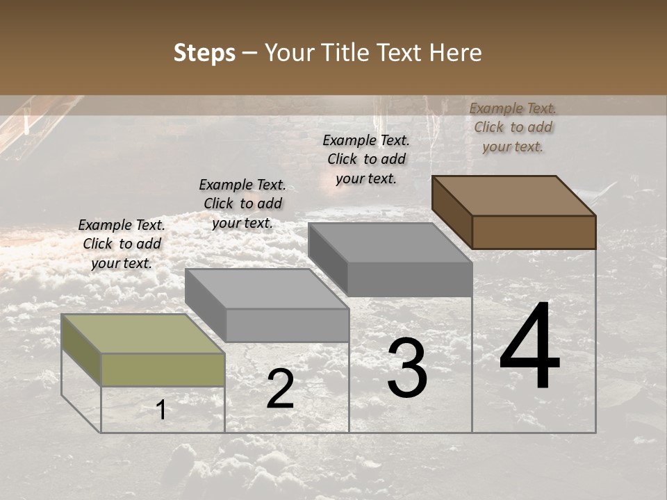 Tile Building Under PowerPoint Template
