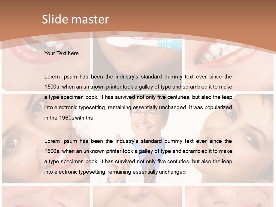 Dentistry Family Women PowerPoint Template