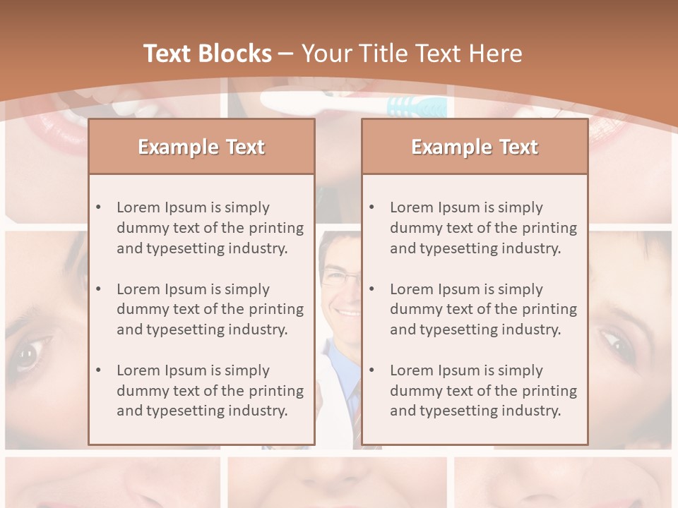 Dentistry Family Women PowerPoint Template