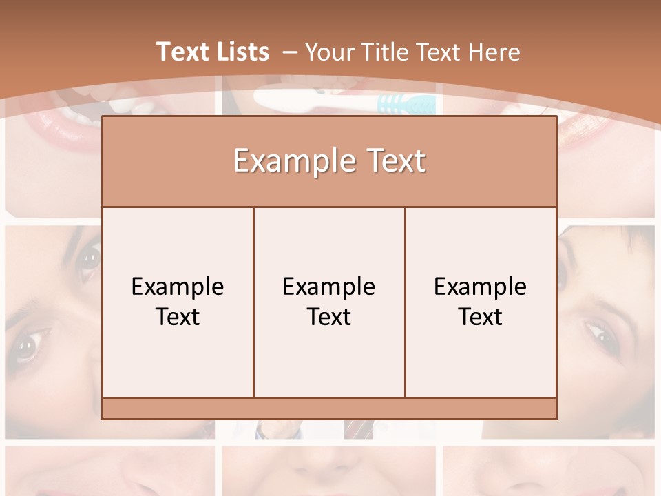 Dentistry Family Women PowerPoint Template