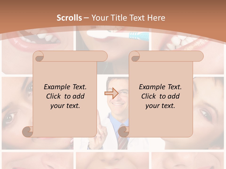 Dentistry Family Women PowerPoint Template