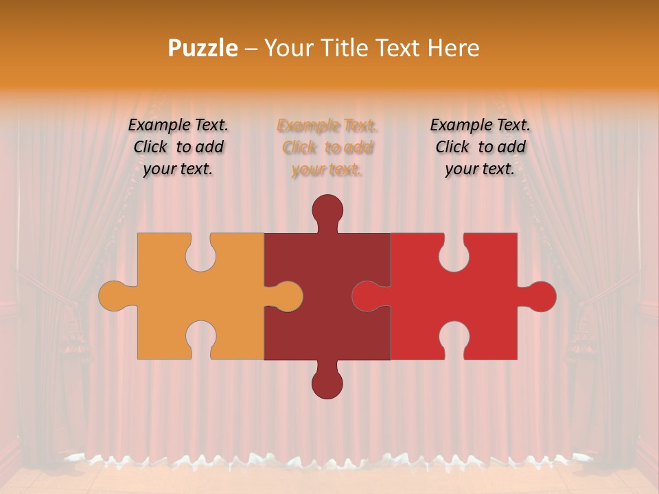 Dressing Material Decoration PowerPoint Template