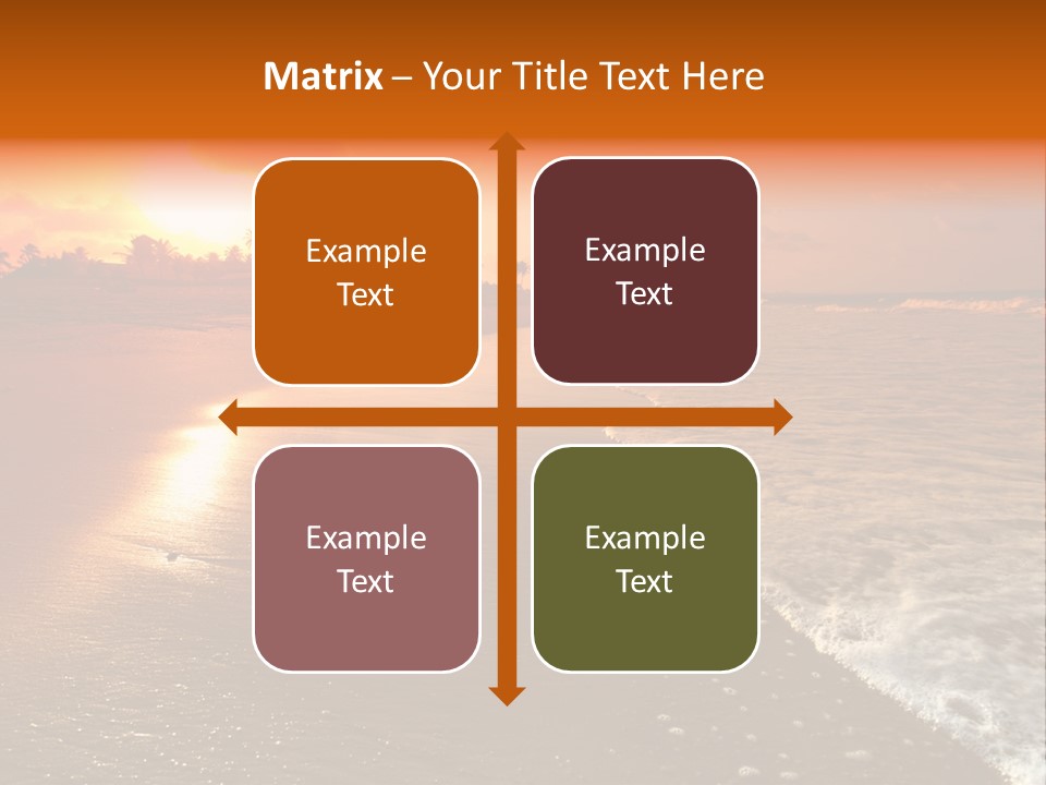Dusk Travel Lagoon PowerPoint Template
