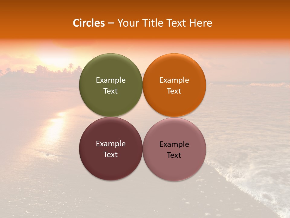 Dusk Travel Lagoon PowerPoint Template