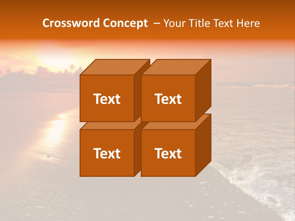 Dusk Travel Lagoon PowerPoint Template