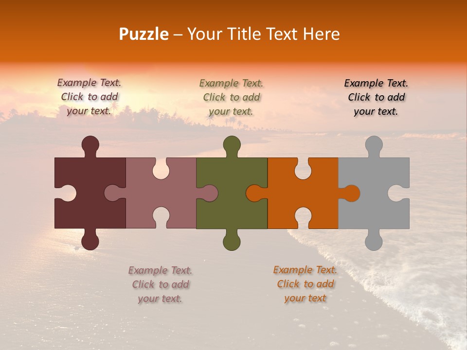 Dusk Travel Lagoon PowerPoint Template