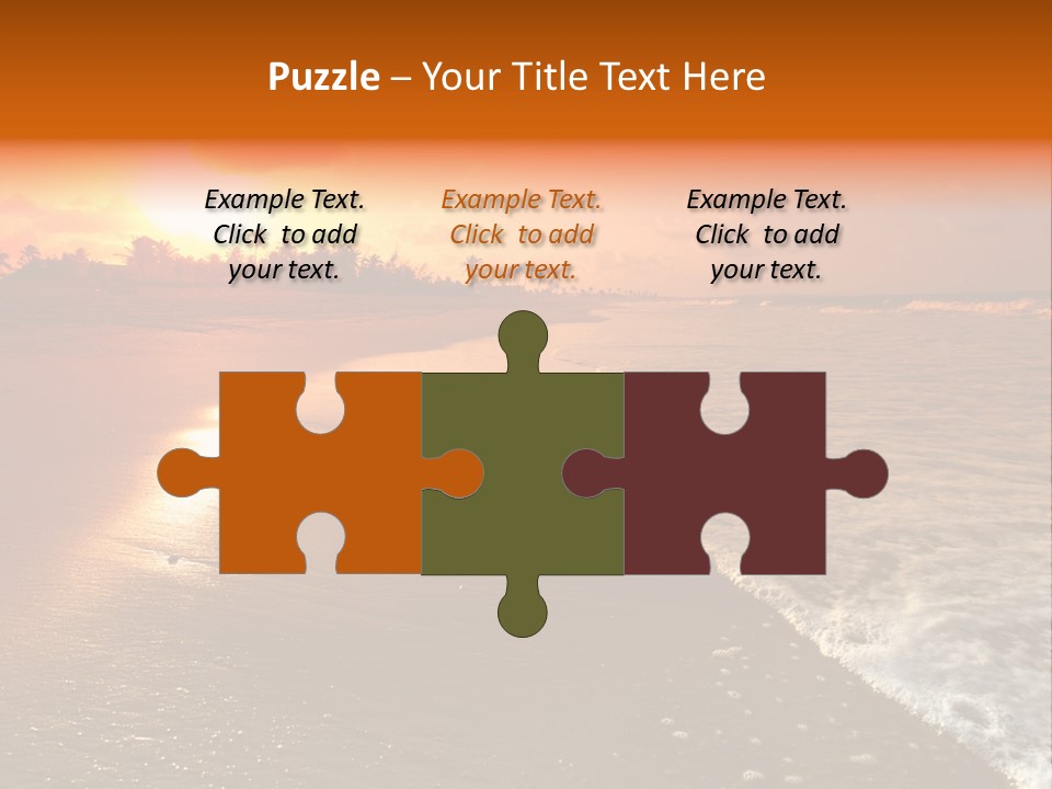 Dusk Travel Lagoon PowerPoint Template