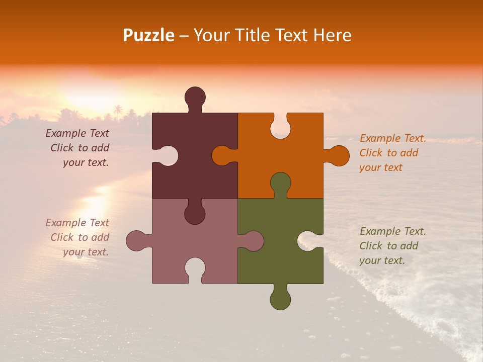Dusk Travel Lagoon PowerPoint Template