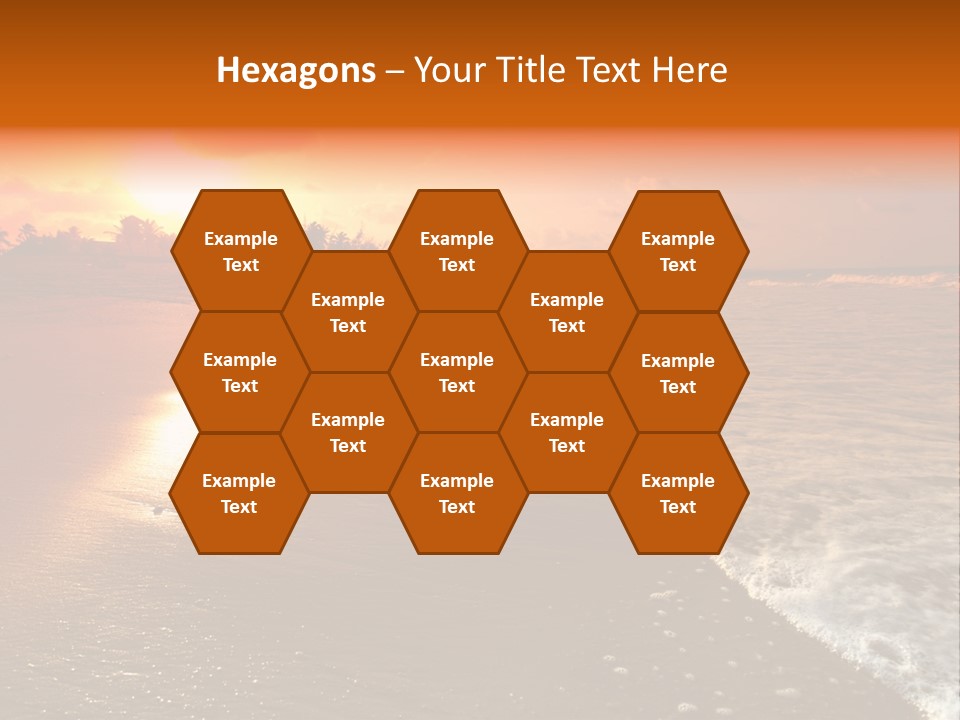 Dusk Travel Lagoon PowerPoint Template
