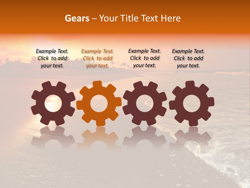 Dusk Travel Lagoon PowerPoint Template