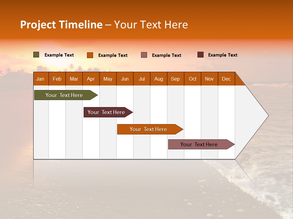 Dusk Travel Lagoon PowerPoint Template
