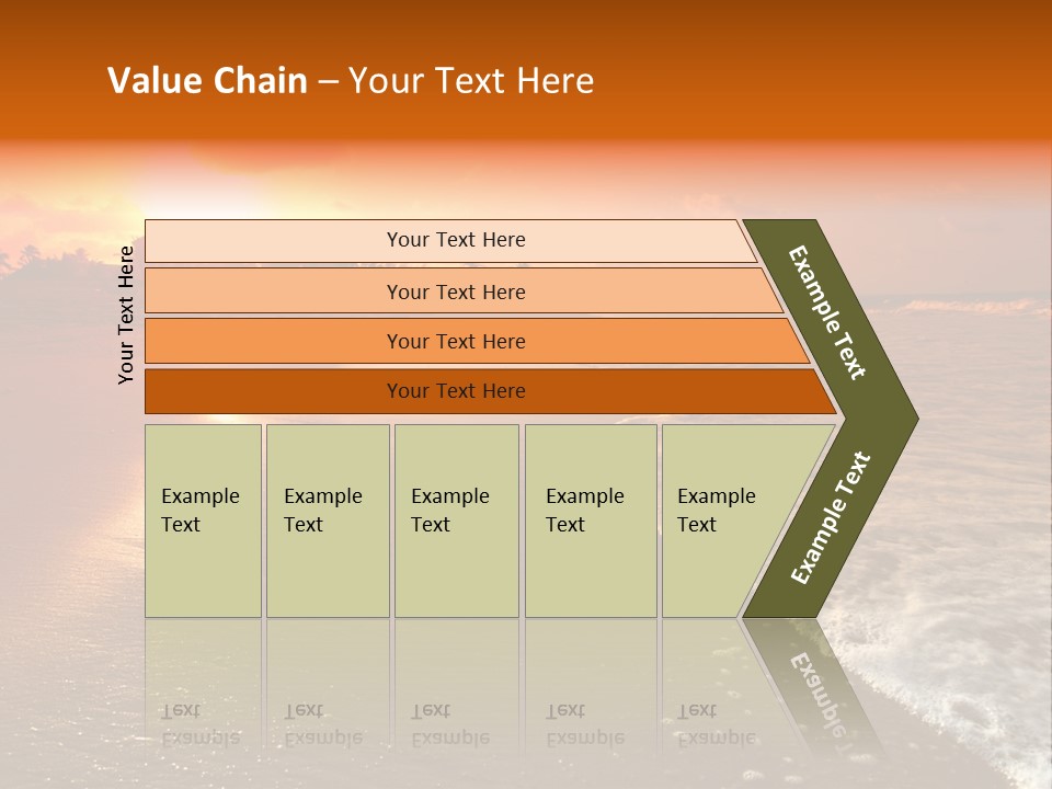 Dusk Travel Lagoon PowerPoint Template