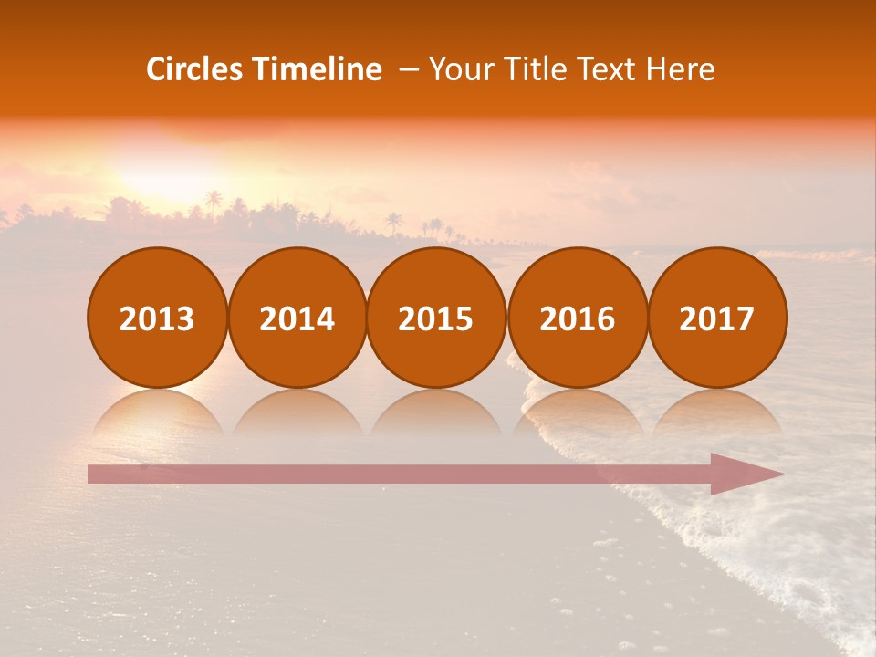 Dusk Travel Lagoon PowerPoint Template