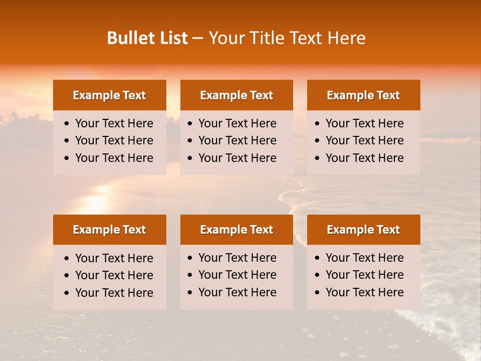 Dusk Travel Lagoon PowerPoint Template