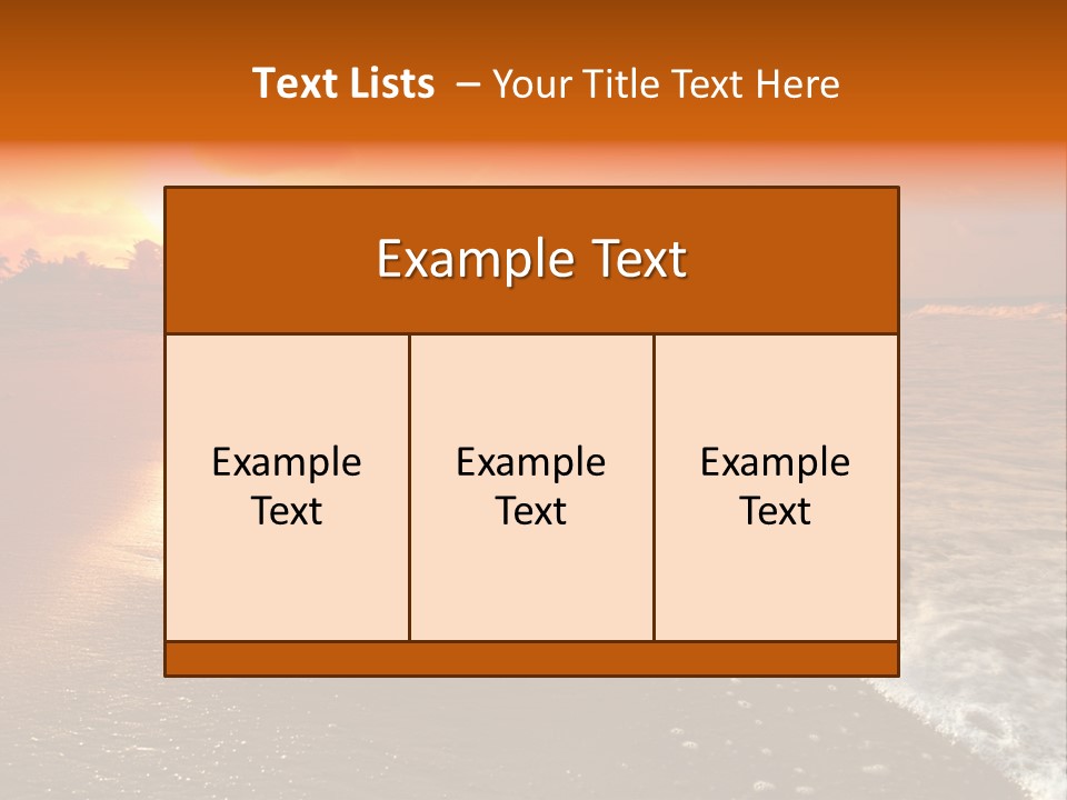 Dusk Travel Lagoon PowerPoint Template