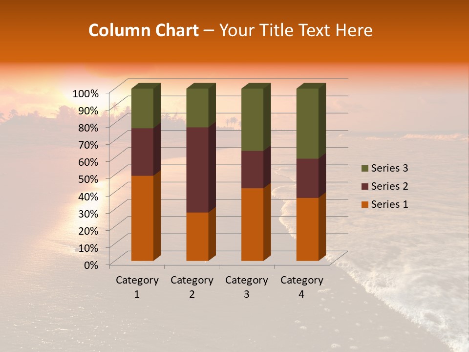 Dusk Travel Lagoon PowerPoint Template