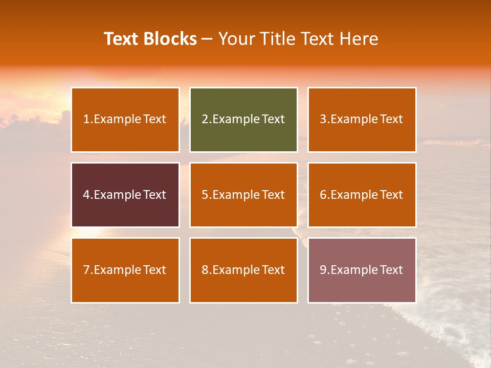 Dusk Travel Lagoon PowerPoint Template