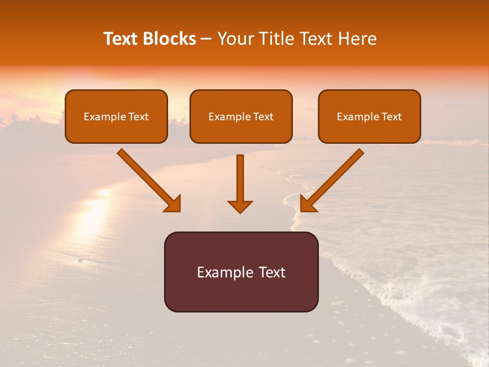 Dusk Travel Lagoon PowerPoint Template