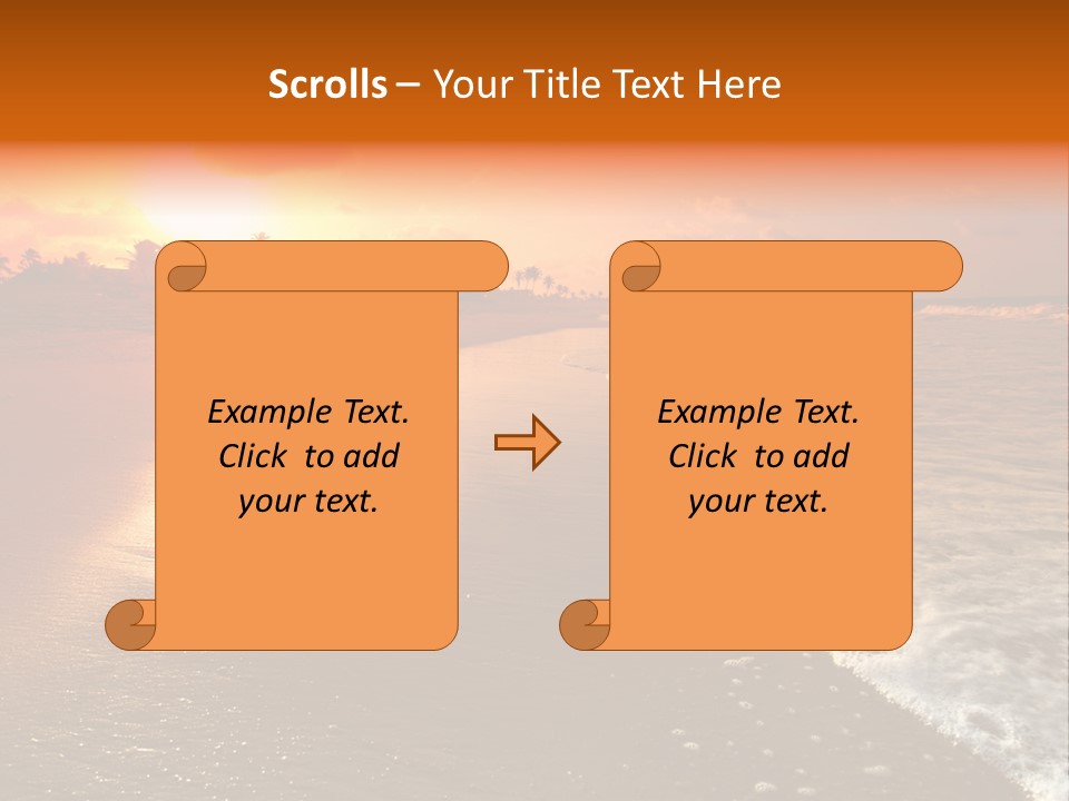 Dusk Travel Lagoon PowerPoint Template