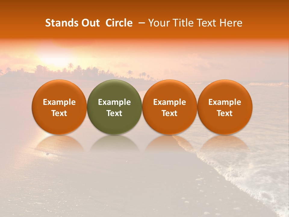 Dusk Travel Lagoon PowerPoint Template