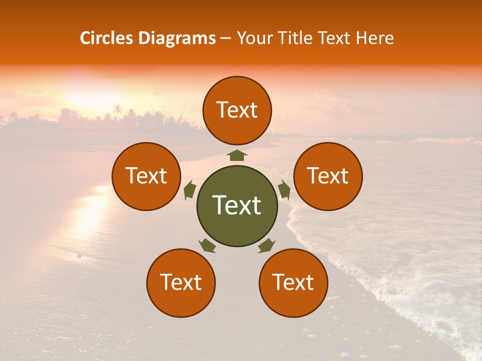 Dusk Travel Lagoon PowerPoint Template