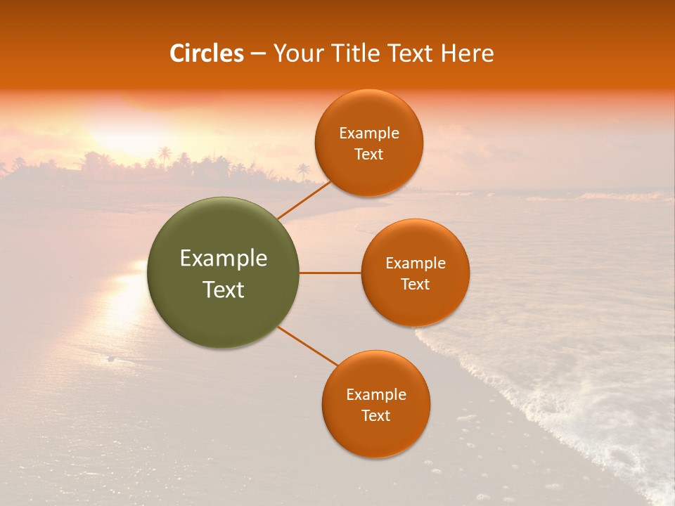 Dusk Travel Lagoon PowerPoint Template