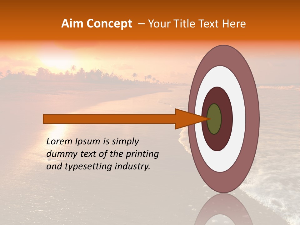 Dusk Travel Lagoon PowerPoint Template