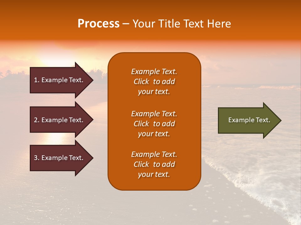 Dusk Travel Lagoon PowerPoint Template