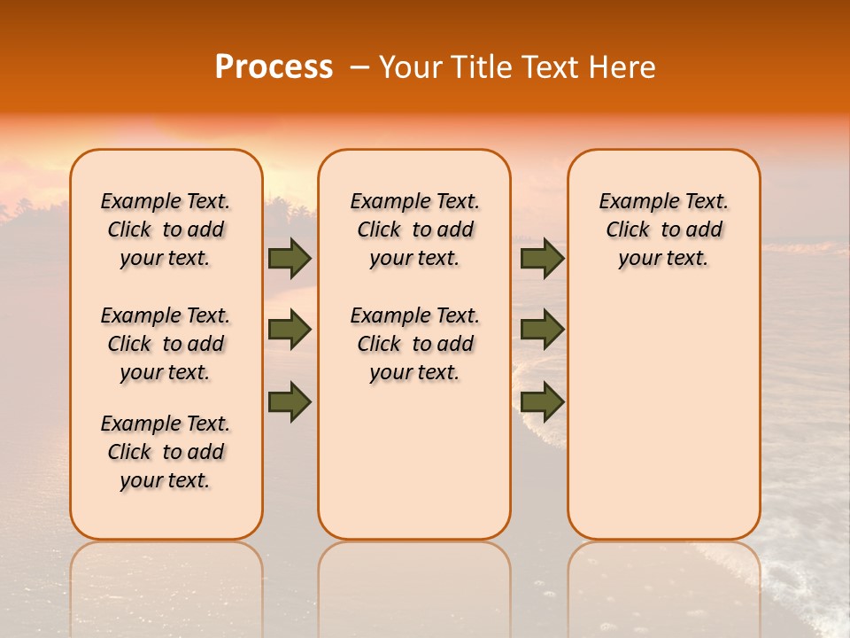 Dusk Travel Lagoon PowerPoint Template