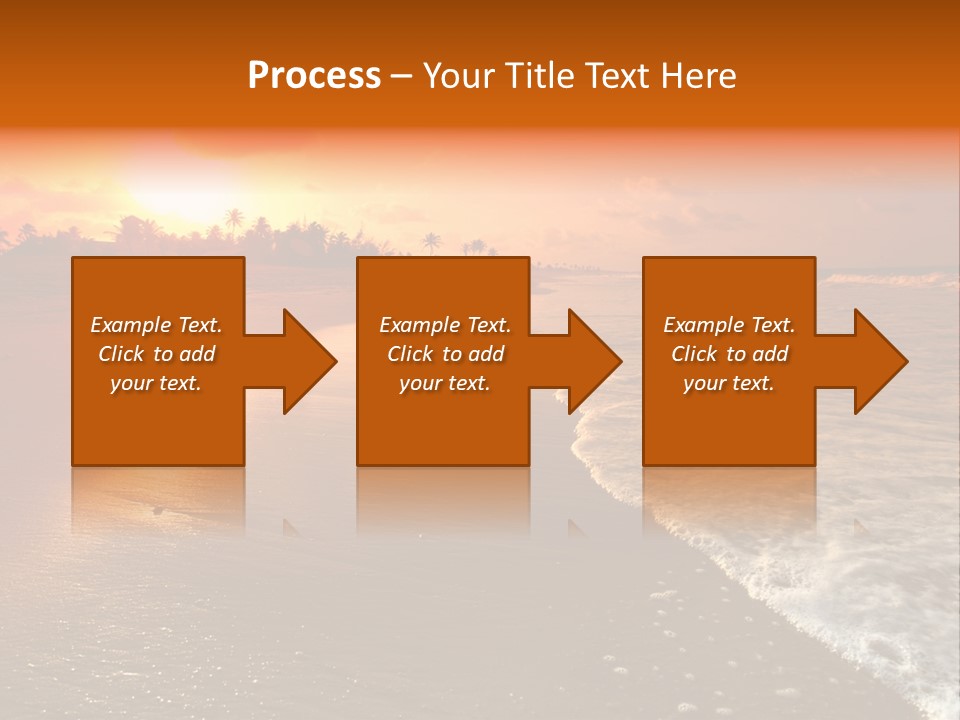 Dusk Travel Lagoon PowerPoint Template
