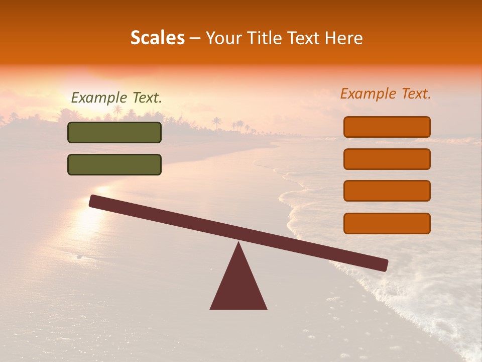 Dusk Travel Lagoon PowerPoint Template