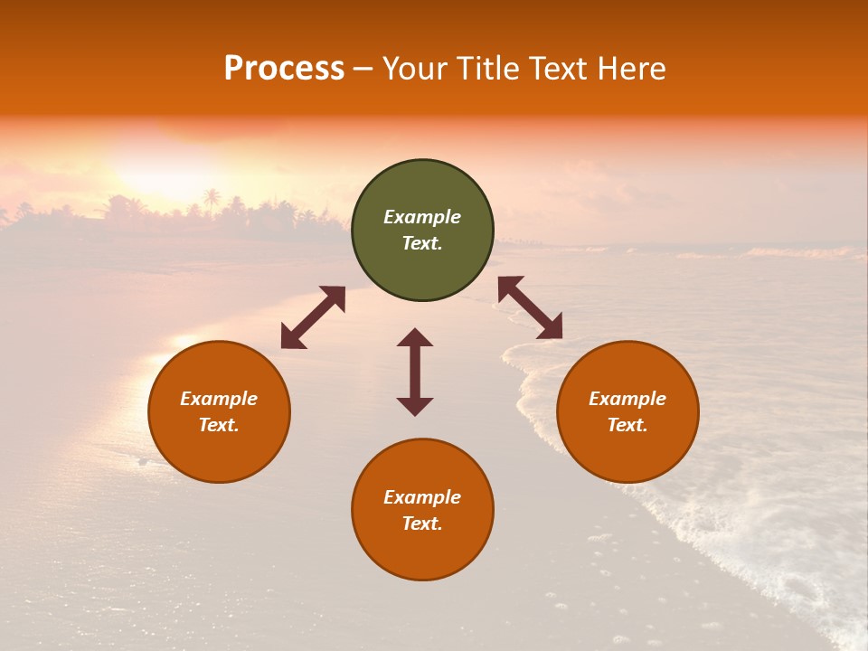 Dusk Travel Lagoon PowerPoint Template