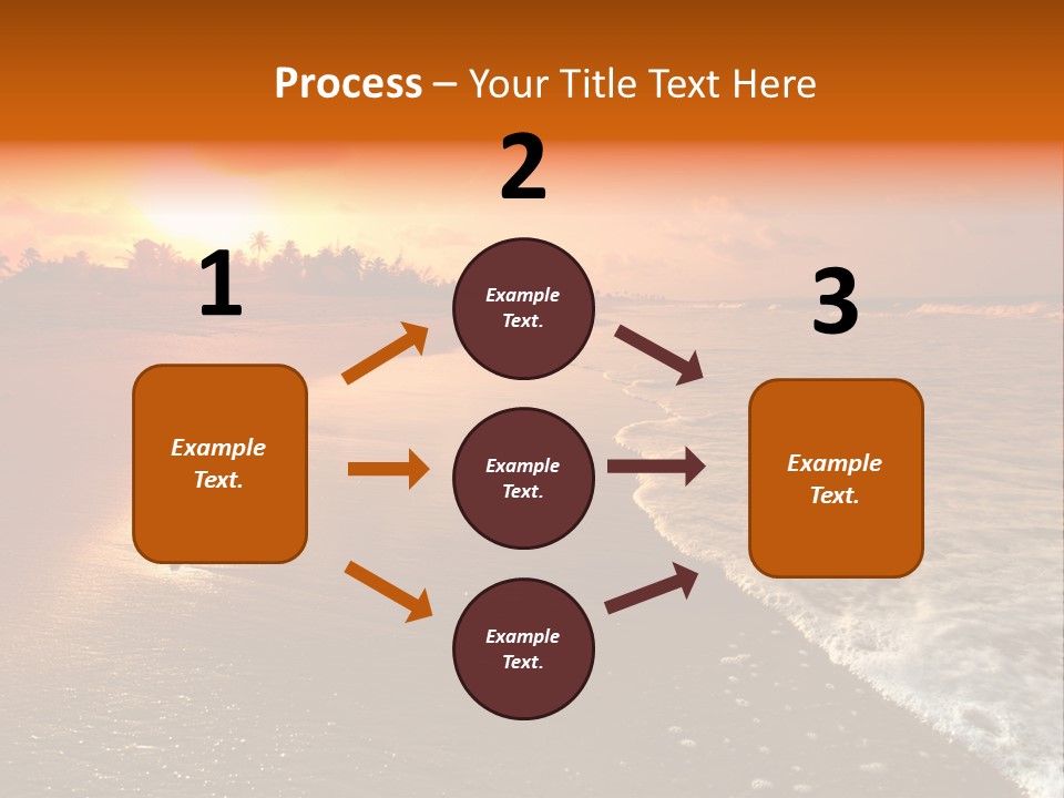 Dusk Travel Lagoon PowerPoint Template