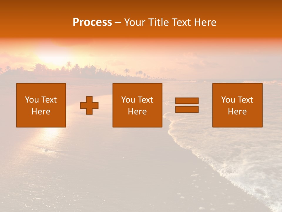 Dusk Travel Lagoon PowerPoint Template