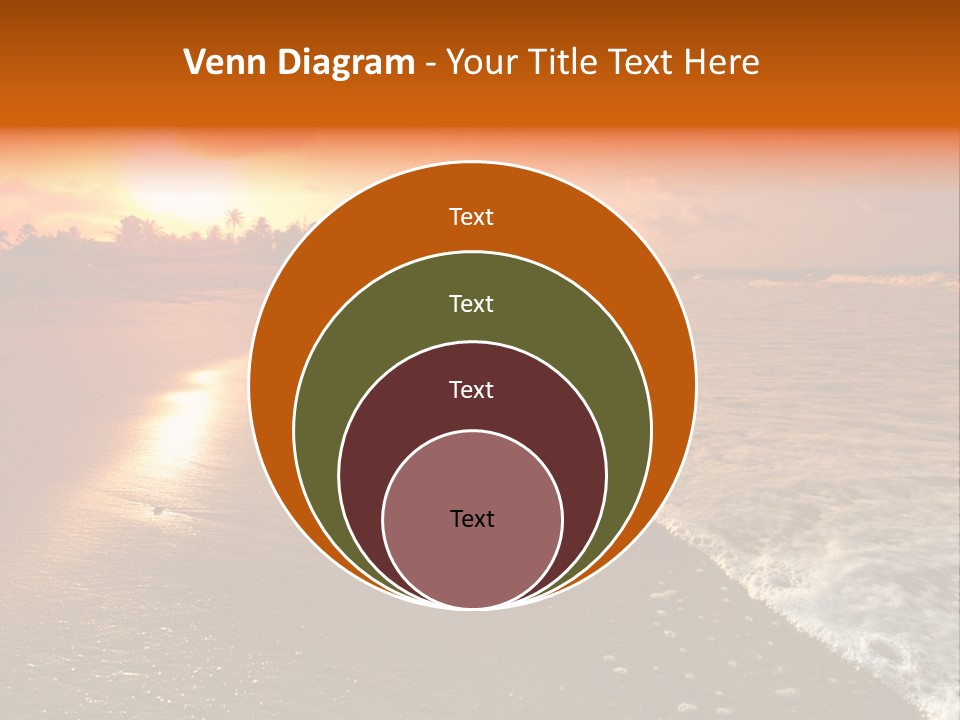 Dusk Travel Lagoon PowerPoint Template