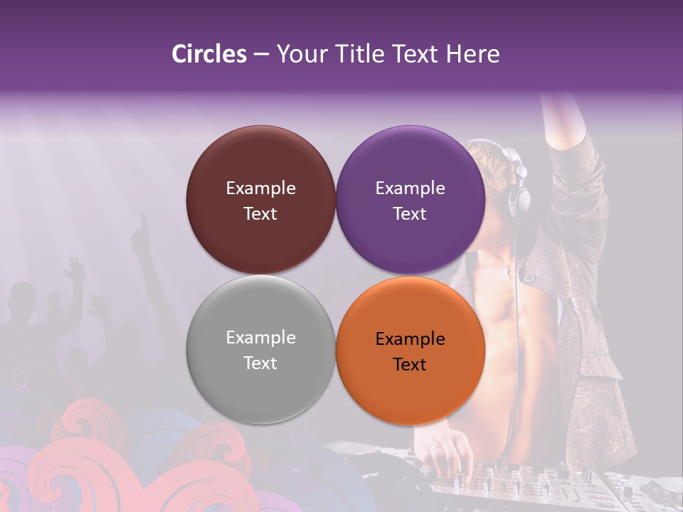 Play Boy Headphone PowerPoint Template