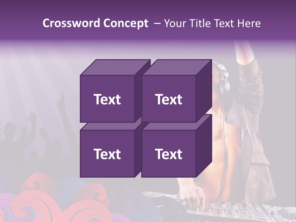 Play Boy Headphone PowerPoint Template