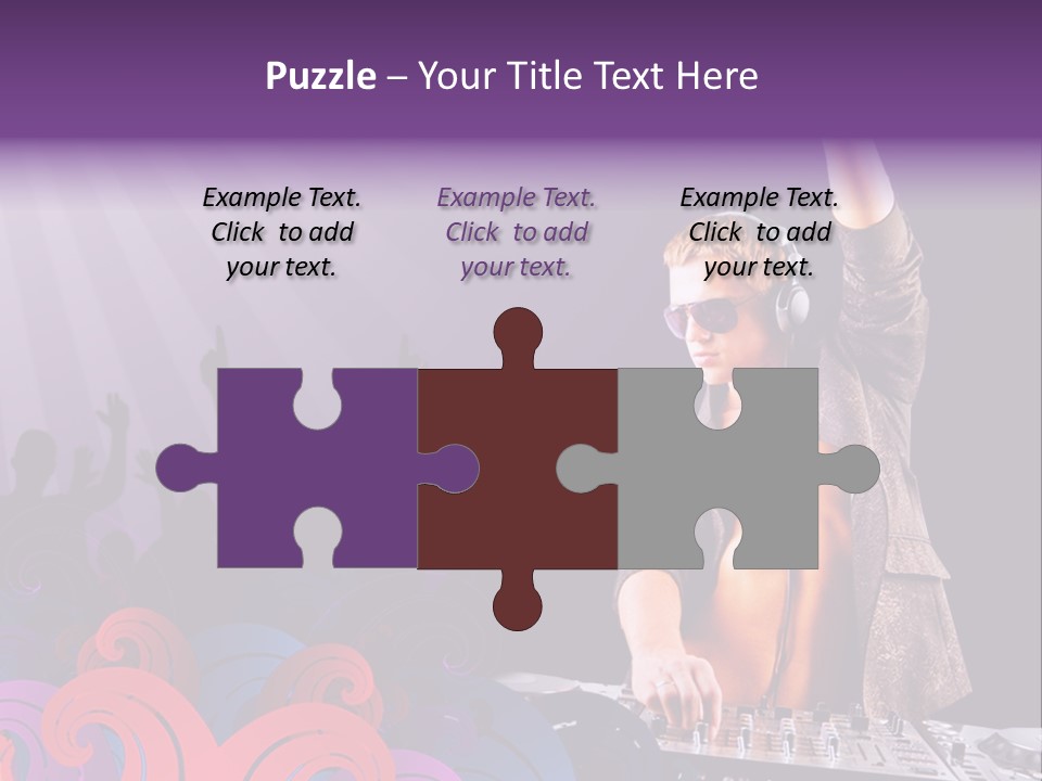 Play Boy Headphone PowerPoint Template