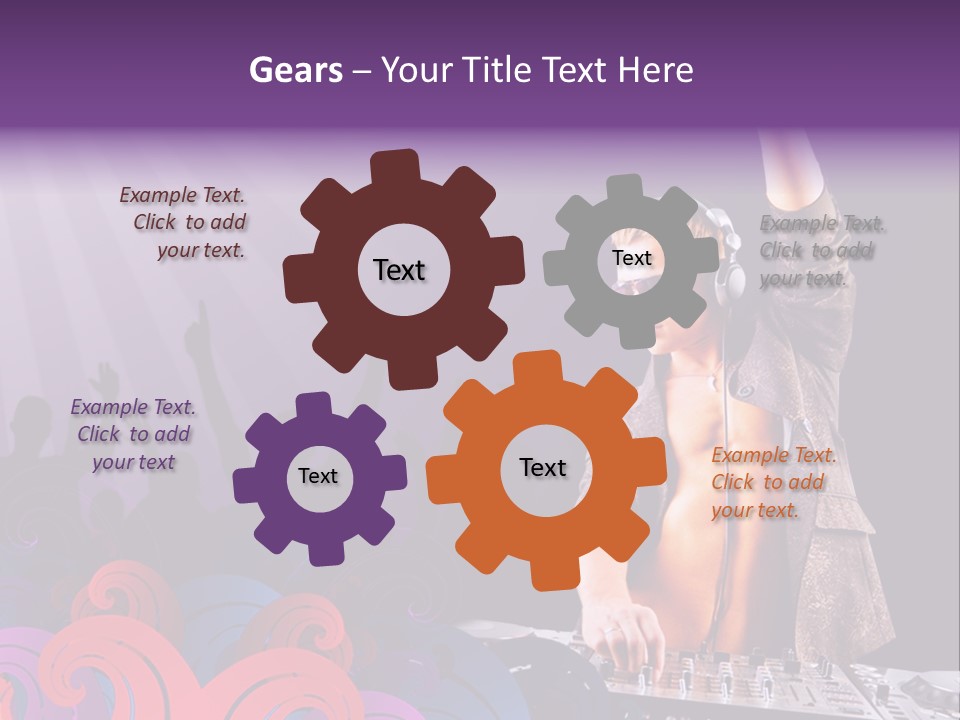 Play Boy Headphone PowerPoint Template