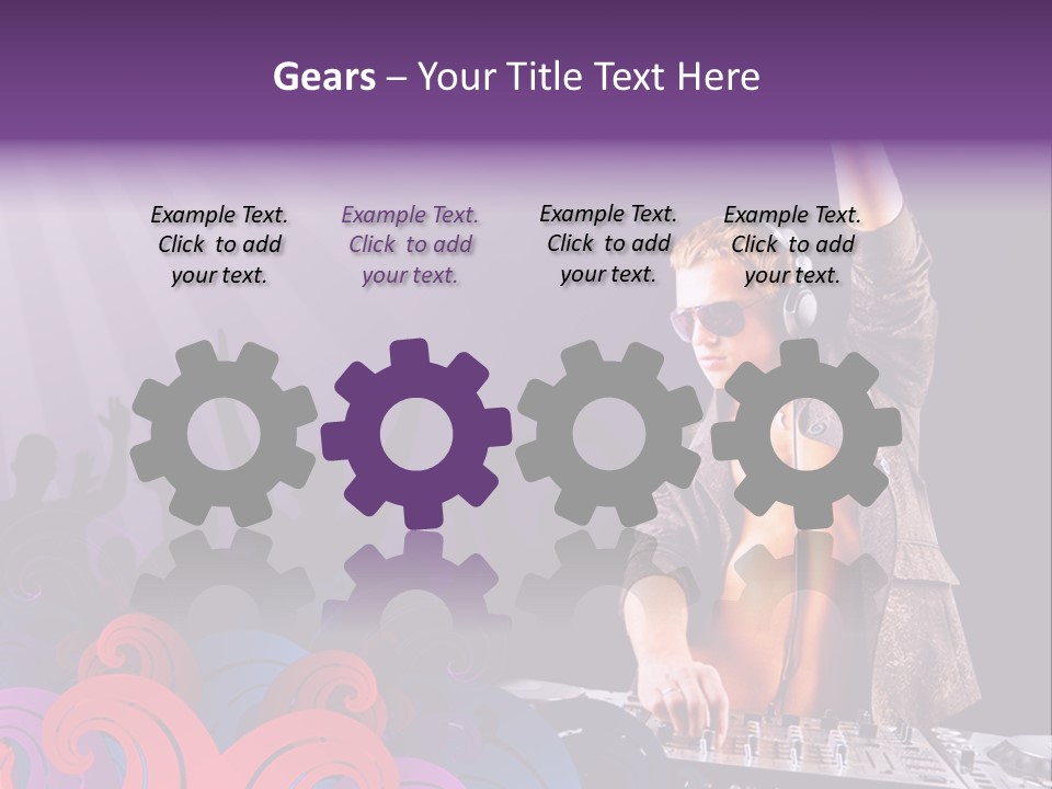 Play Boy Headphone PowerPoint Template