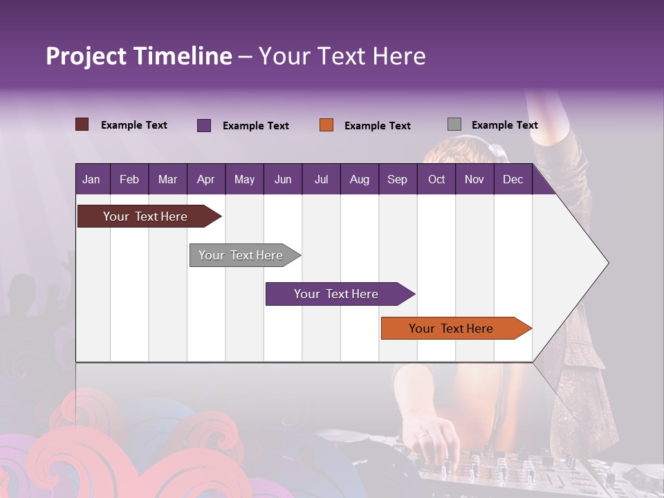 Play Boy Headphone PowerPoint Template