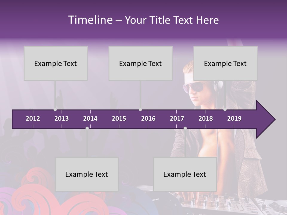 Play Boy Headphone PowerPoint Template