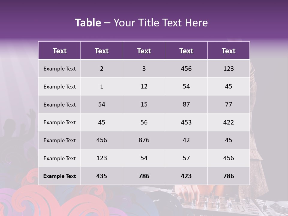 Play Boy Headphone PowerPoint Template