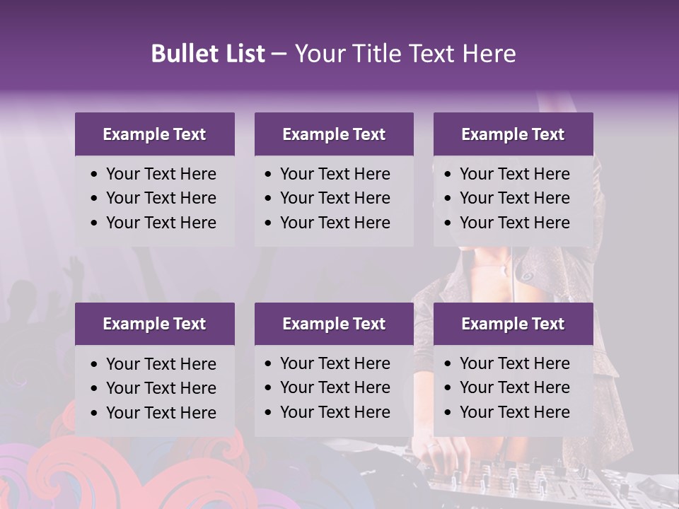 Play Boy Headphone PowerPoint Template